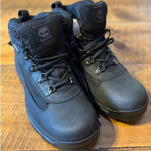 NEW Timberland Womens GORE-TEX Black Leather Work Outdoor Boots Size 10 - Picture 6 of 12
